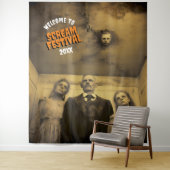 怖いゾンビファミリー ハロウィン 吊り下げ背景 タペストリー (インサイチュ)