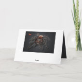 怖いタランチュラスパイダーアラクノフォリエイジング カード (裏面)