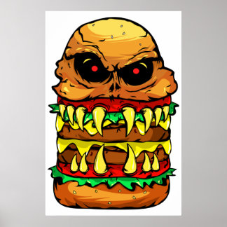 怖いチーズバーガー ポスター