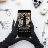 怖いツリーハローウィンパーティ 招待状