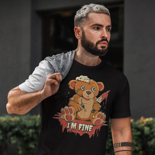 怖いテディベア Tシャツ