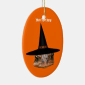 怖いトアド顔ハロウィーンオーナメント セラミックオーナメント (右)