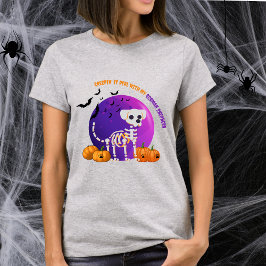 怖いドイツの羊飼いハロウィーン満月Tシャツ Tシャツ