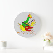 怖いドラゴン ラージ壁時計 (ホーム)