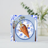 怖いニンジンのクリスマスディナー設定野菜 シーズンカード (スタンド正面)