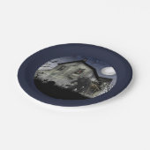 怖いハッピーハローウィン人狼 ペーパープレート (アングル)