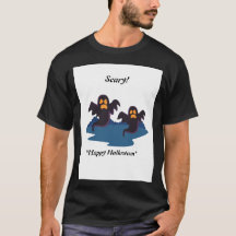 怖いハッピーハローウィンXLサイズ衣料品メンズトップ