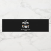 怖いハロウィンを満喫しよう ペットボトルラベル (シングルラベル)