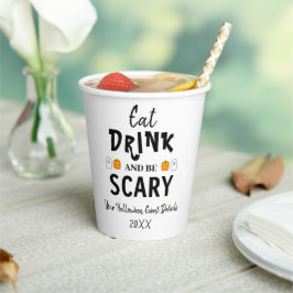 怖いハロウィンを満喫しよう 紙コップ