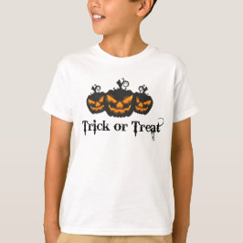 怖いハロウィンカボチャのシャツ Tシャツ