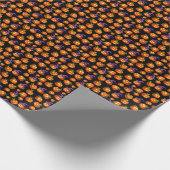 怖いハロウィンカボチャ ラッピングペーパー (角)