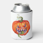 怖いハロウィンカボチャ 缶クーラー (缶正面)