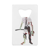 怖いハロウィンゾンビ クレジットカード栓抜き (裏面)