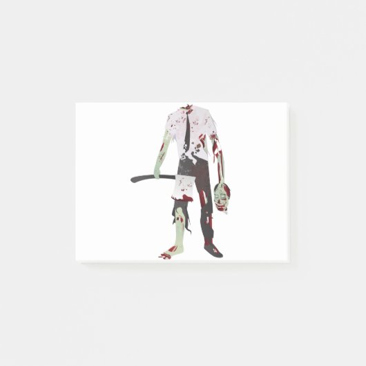 怖いハロウィンゾンビ ポストイット (正面)