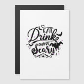 怖いハロウィンデザイン Eat Drink And Be Scary (正面/裏面)