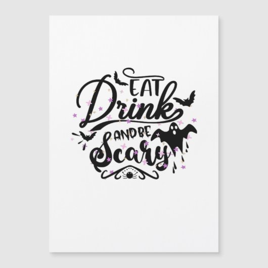 怖いハロウィンデザイン Eat Drink And Be Scary (正面)