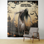 怖いハロウィン幽霊のよく出るフォレスト タペストリー (インサイチュ)