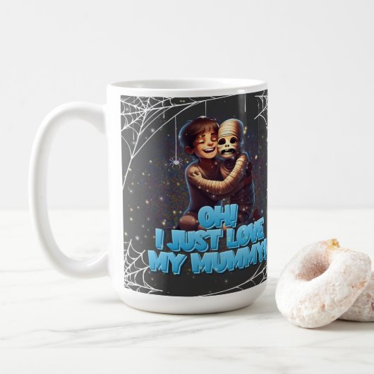 怖いハロウィン!🎃 コーヒーマグカップ (ドーナツ)