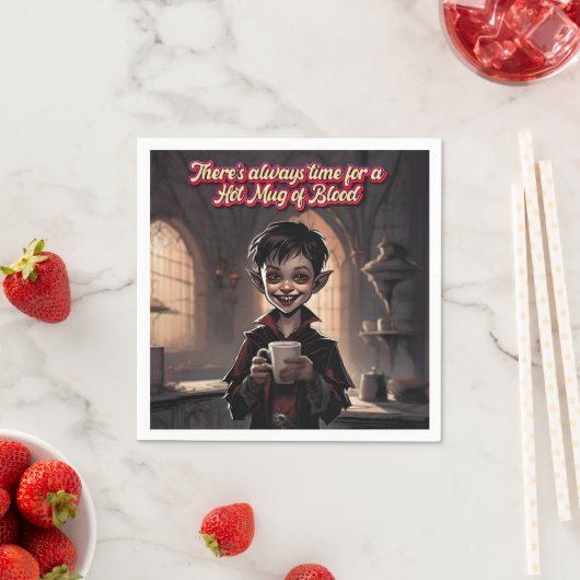 怖いハロウィン！🎃 スタンダードカクテルナプキン (インサイチュ)