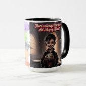 怖いハロウィン!🎃 マグカップ (正面右)