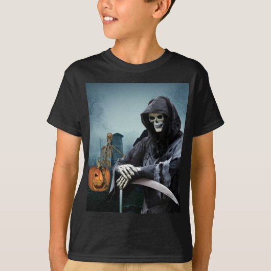 怖いハロウィン Tシャツ (正面)
