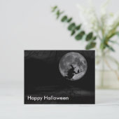 怖いハロウィーンの夜はがき ポストカード (スタンド正面)