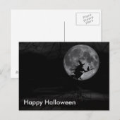 怖いハロウィーンの夜はがき ポストカード (正面/裏面)