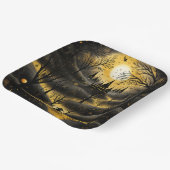 怖いハロウィーンの道 ペーパープレート (傾斜あり)