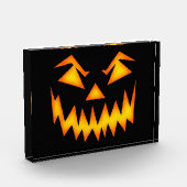 怖いハロウィーンカボチャ顔フォトボックス フォトブロック (左)