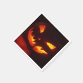 怖いハロウィーンカボチャ スタンダードカクテルナプキン (角)