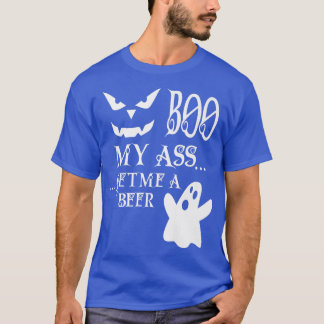 怖いハロウィーンクリーミー幽霊パンプキン顔 Tシャツ