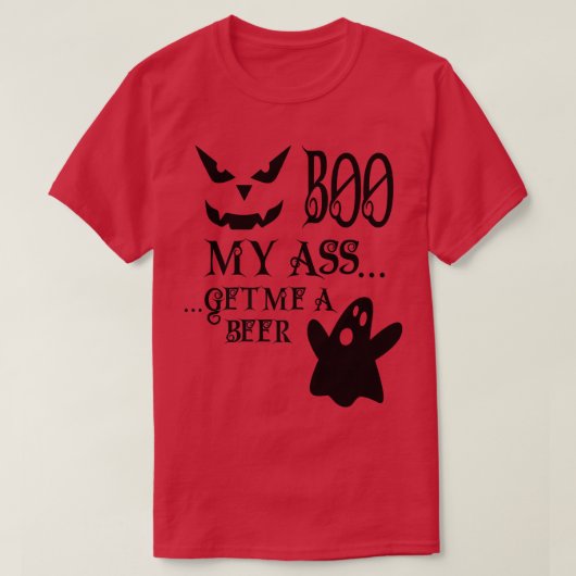 怖いハロウィーンクリーミー幽霊パンプキン顔 Tシャツ (デザイン正面)