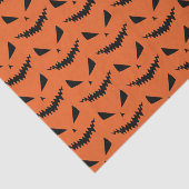 怖いハロウィーンジャックオールタンブラック顔オレンジ 薄葉紙 (詳細)