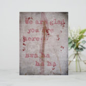 怖いハロウィーンスクラップブック紙 (スタンド正面)