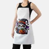 怖いハロウィーンスロスウィッチハットコスチューム不気味シー エプロン (インサイチュ)