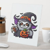 怖いハロウィーンスロスウィッチハットコスチューム不気味シー 台座サイン (インサイチュ)