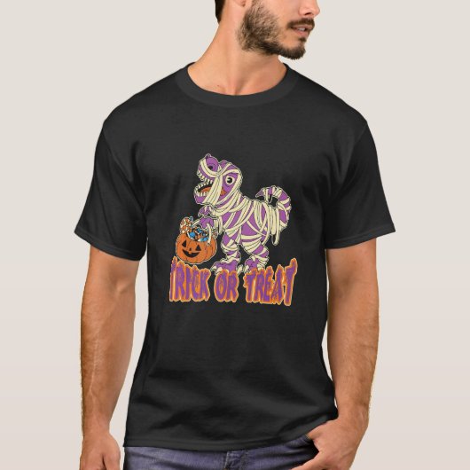 怖いハロウィーンテ不気味ックス Tシャツ (正面)