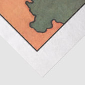 怖いハロウィーンナイトの可愛いヴィンテージガール 薄葉紙 (詳細)