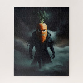 怖いハロウィーンニンジン。 ジグソーパズル