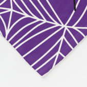 怖いハロウィーンブラックウィドウクモのウェブパターン フリースブランケット (角)