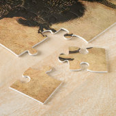 怖いハロウィーンブラックキャットヴィンテージラッカム ジグソーパズル (側面)