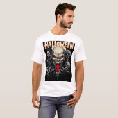 怖いハロウィーンモンスター Tシャツ (正面フル)