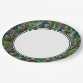 怖いハロウィーン悪夢顔縁ど ペーパープレート (アングル)