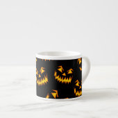 怖いハロウィーン顔 エスプレッソカップ (正面右)