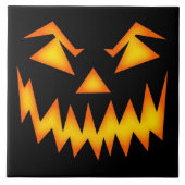 怖いハロウィーン顔 タイル (正面)