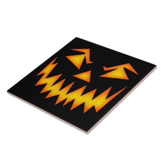 怖いハロウィーン顔 タイル (側面)