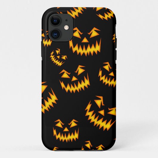 怖いハロウィーン顔 Case-Mate iPhoneケース (裏面)