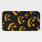 怖いハロウィーン顔 Case-Mate iPhoneケース (裏面(横))
