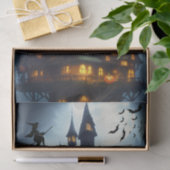 怖いハロウィーン魔女の城 薄葉紙 (ギフト)