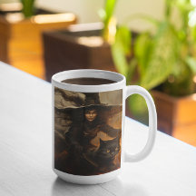 怖いハロウィーン魔女8マグカップ